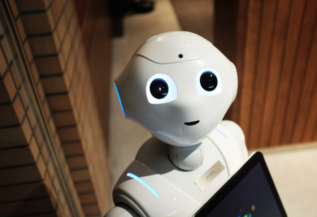 white robot