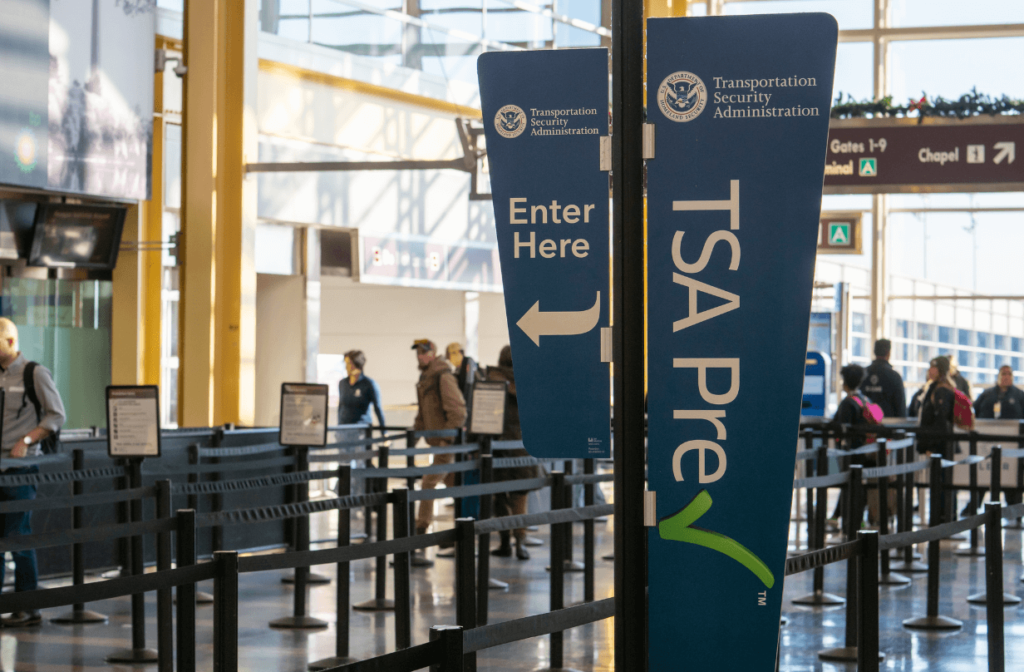 Tsa precheck sign