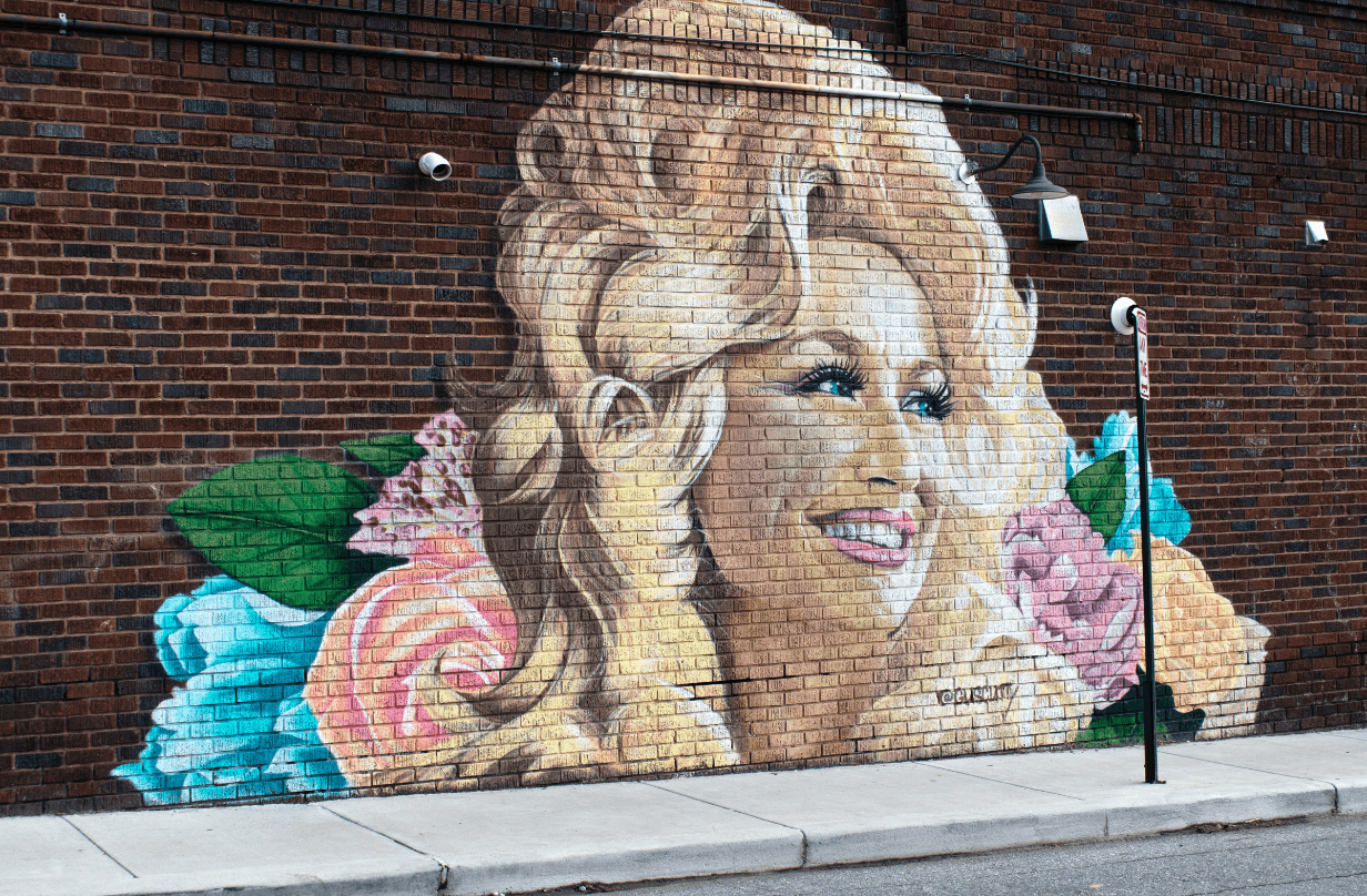 Dolly Parton Mural