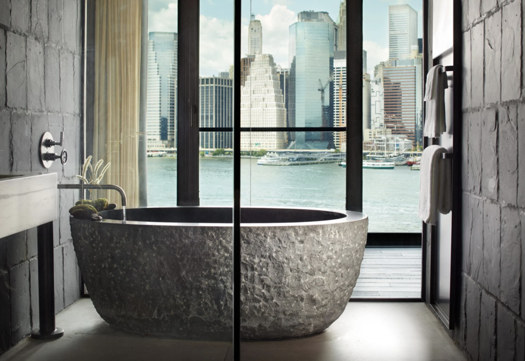 brooklyn bridge hotel bathtub riverhouse