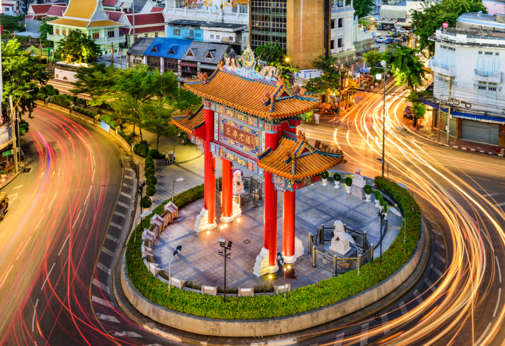 Chinatown gates bangkok