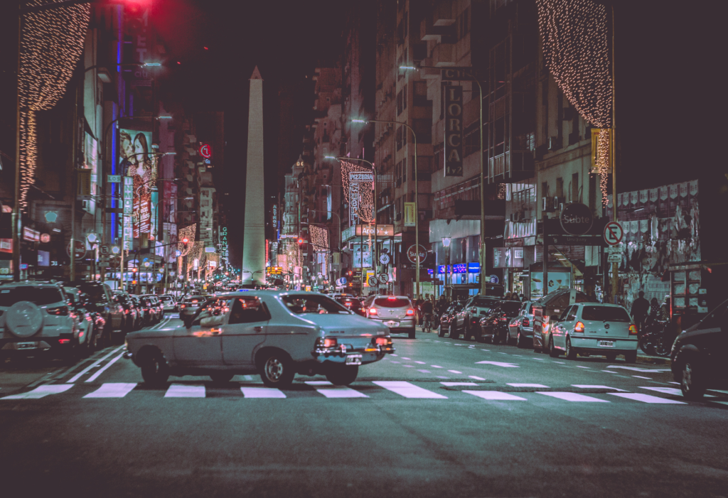 Obelisco de Buenos Aires obelisk nighttime