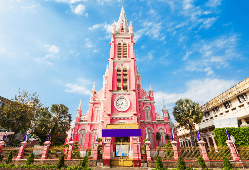 tan dinh pink church