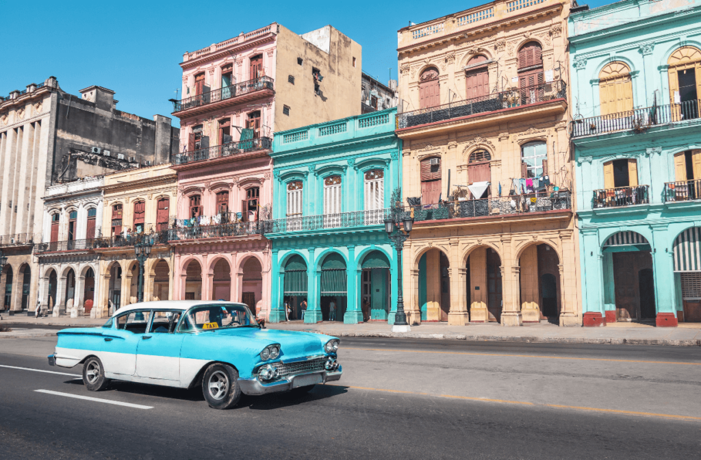 classic car on street cuba