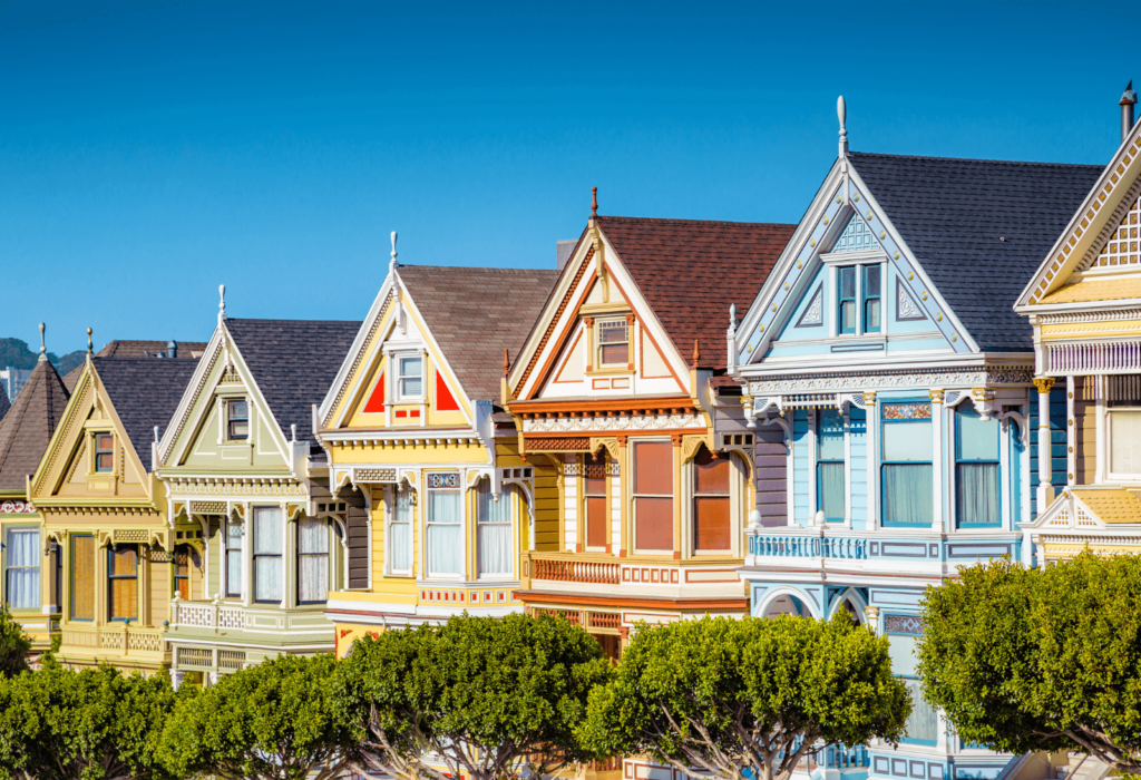 painted ladies houses san francisco