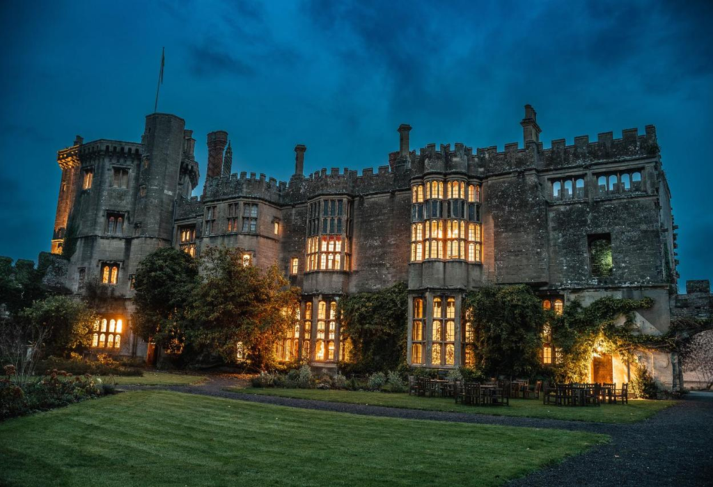 Thornbury Castle nighttime