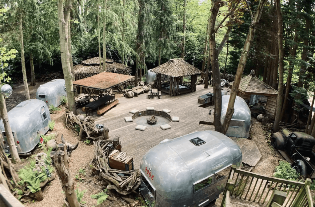 English Airstream Campsite