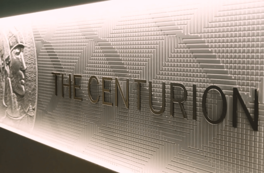 centurion lounge sign