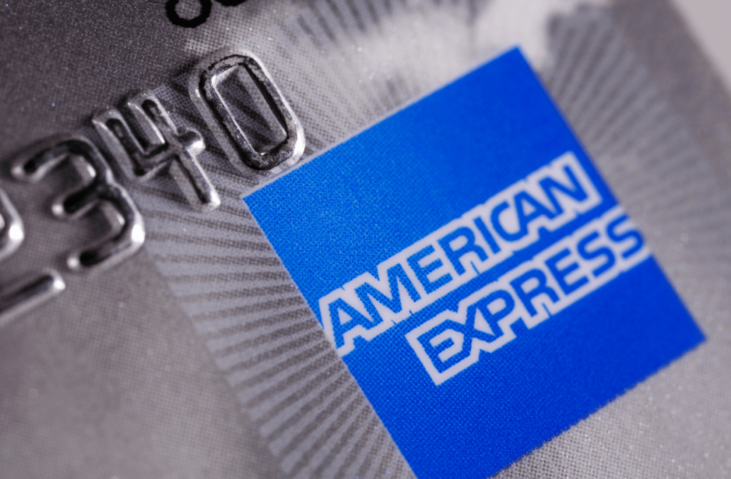 Amex card close up