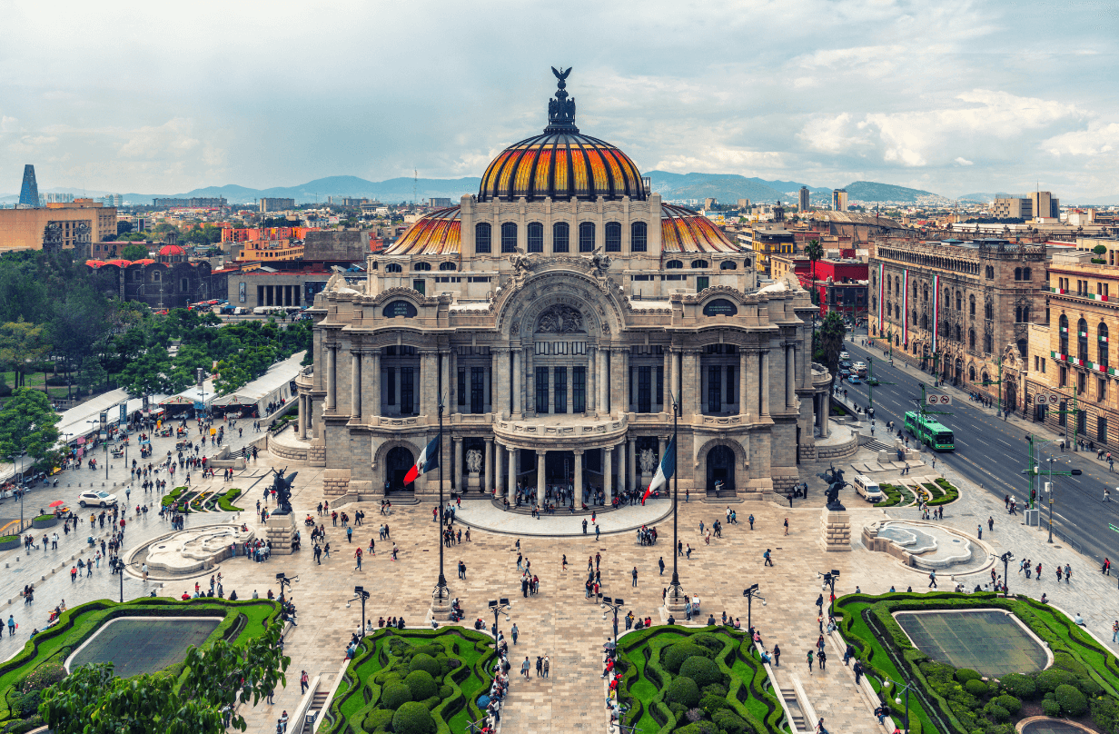 mexico city palacio de las bellas artes