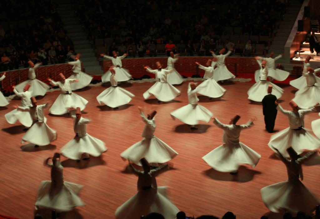 whirling dervishes