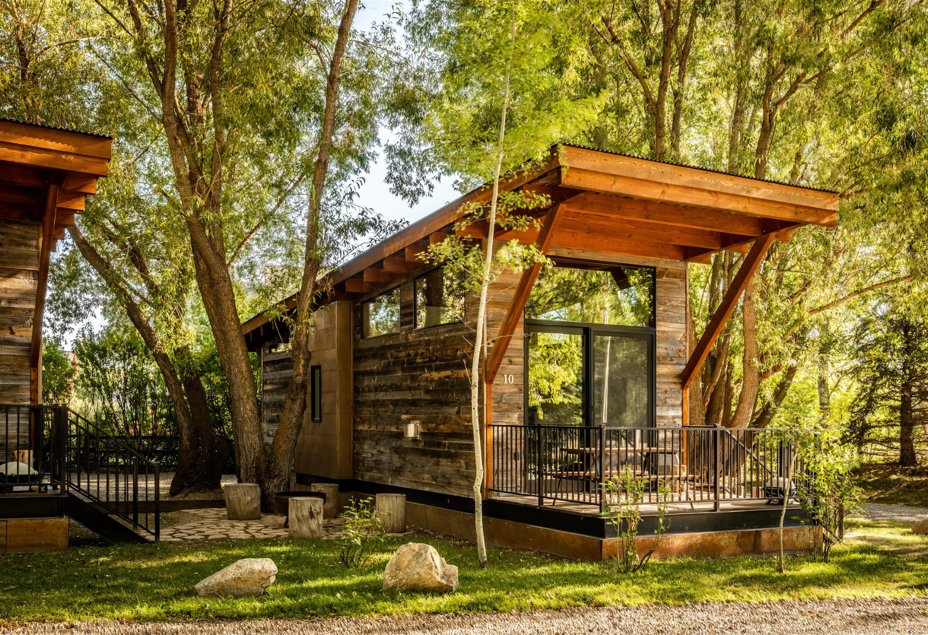 fireside jackson hole tiny cabin