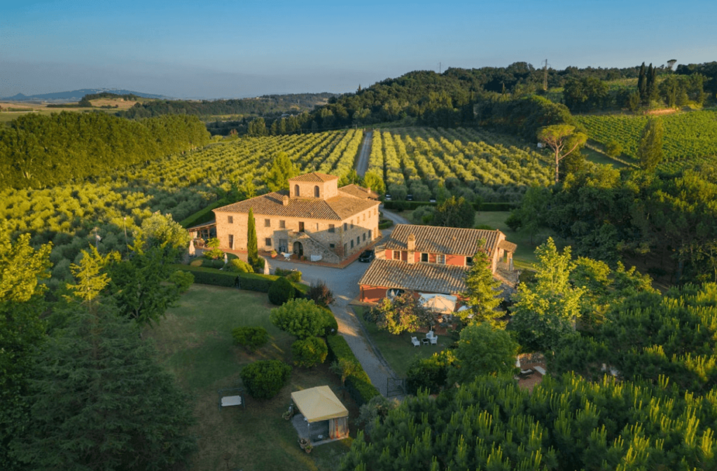 Tuscan vineyard villa