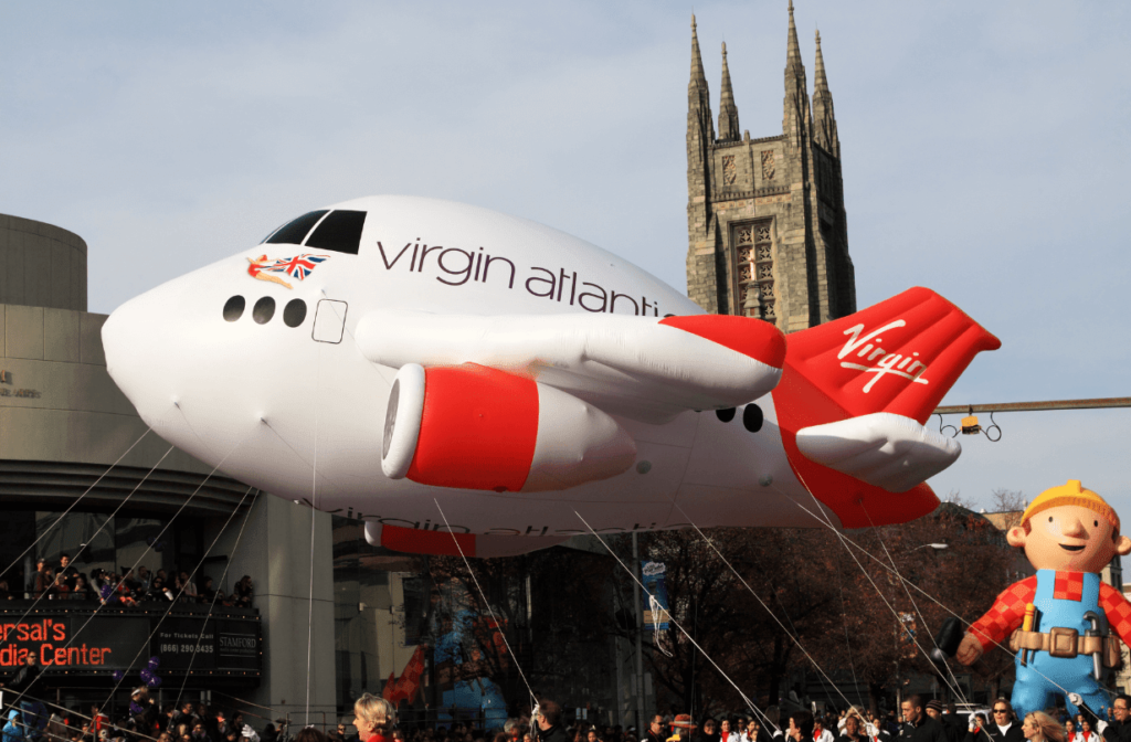 virgin atlantic blimp