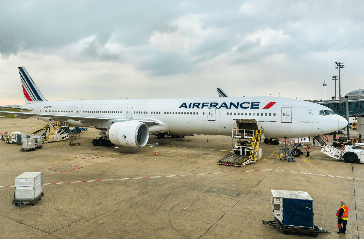 air france plane on tarmac