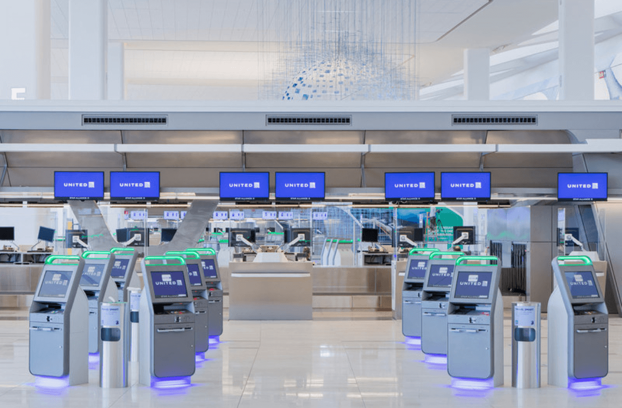 united airlines terminal B Laguardia upgrade