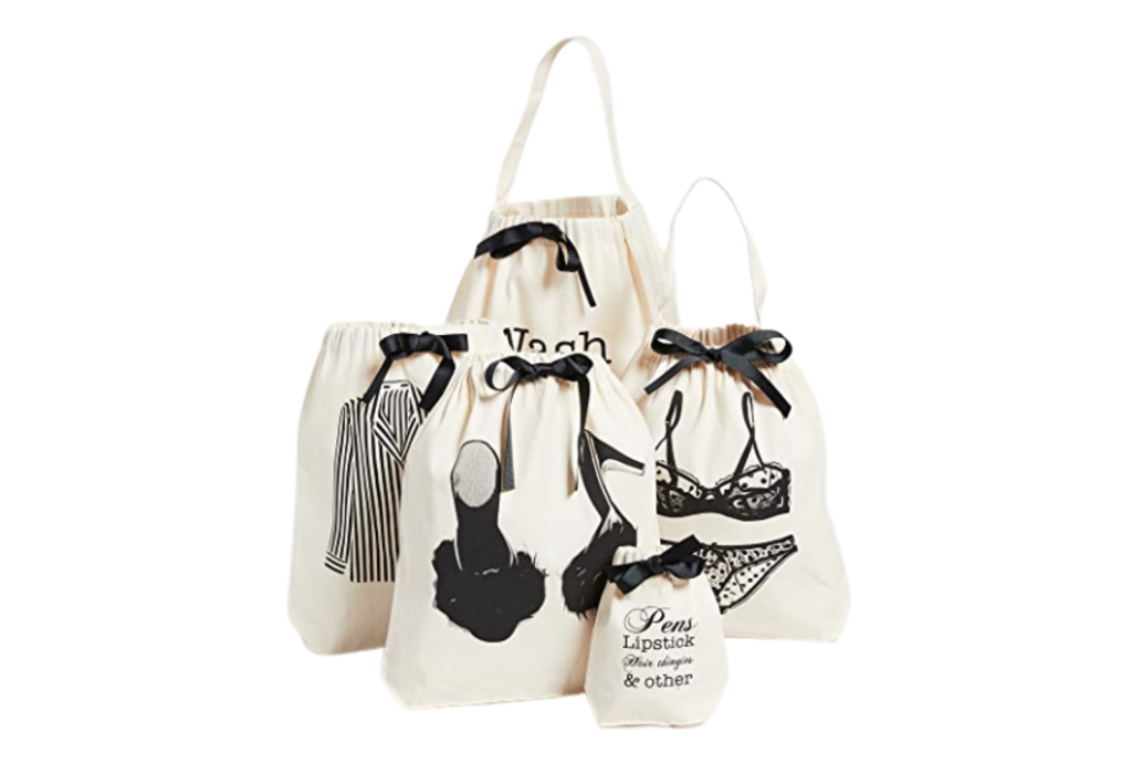 canvas organizer bags with artwork