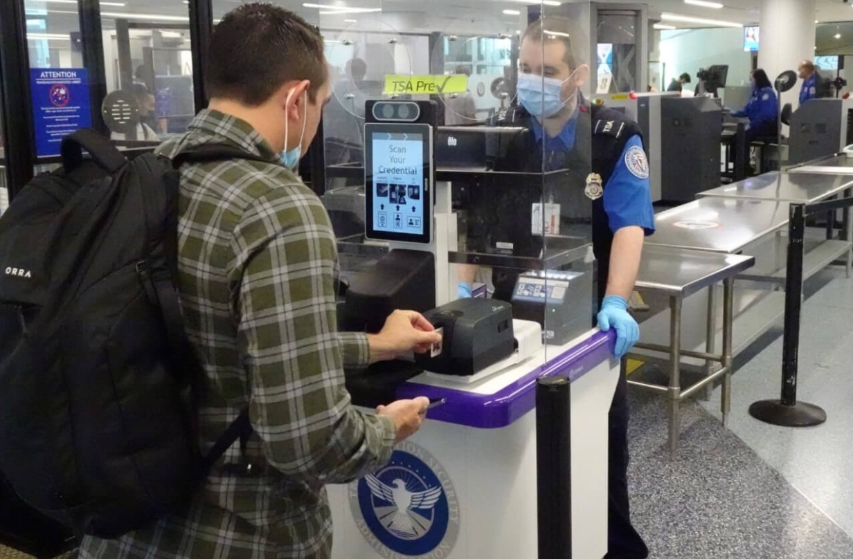TSA facial recognition scanning