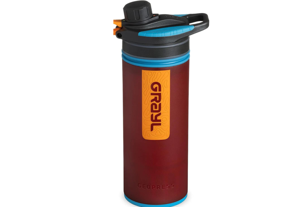 multi-color purifying water bottle