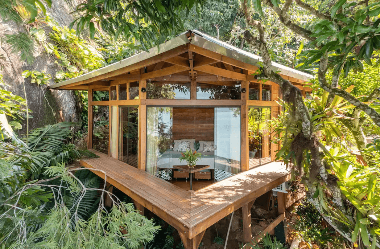 brazil jungle hut