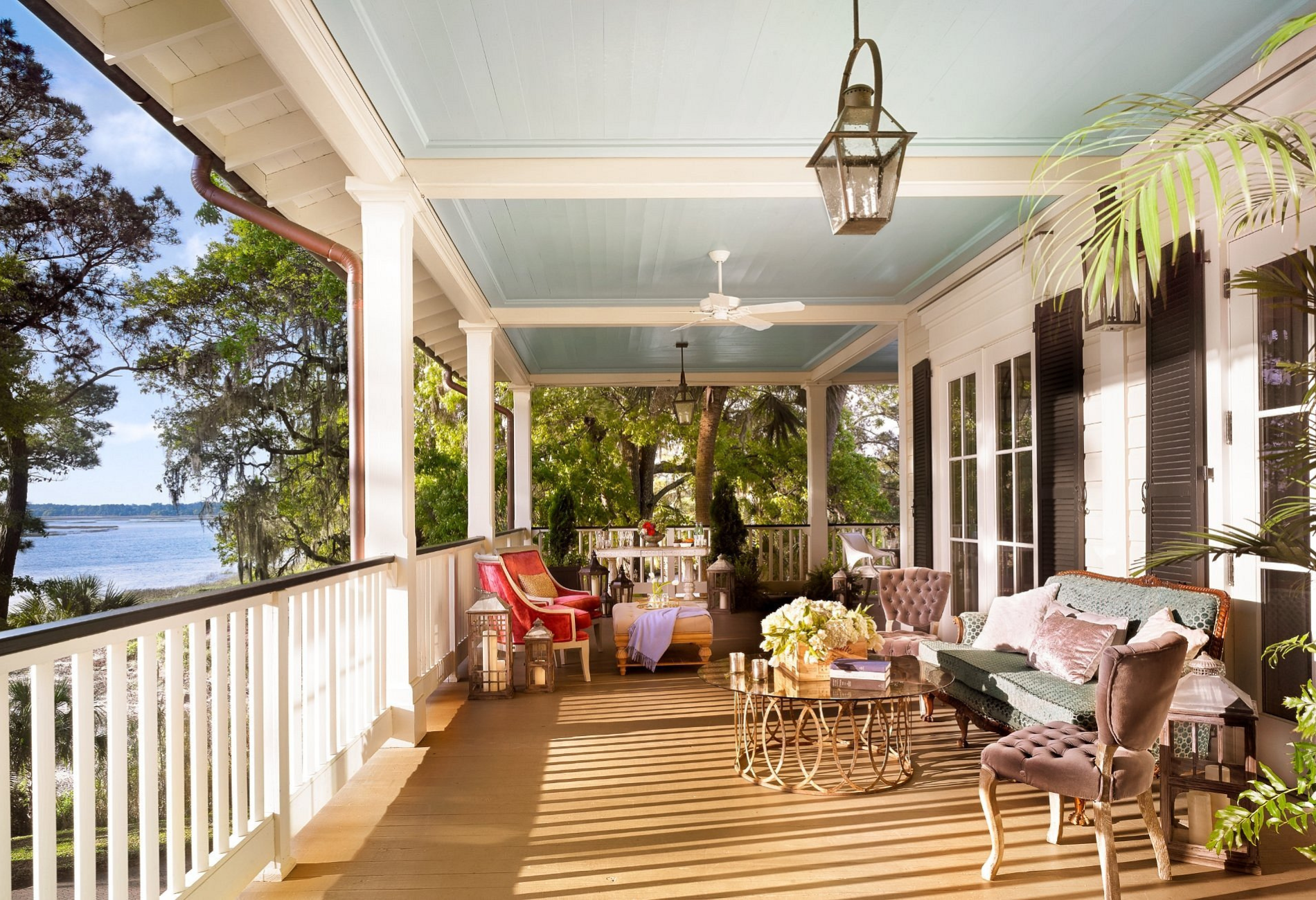 porch of Montage Palmetto Bluffs