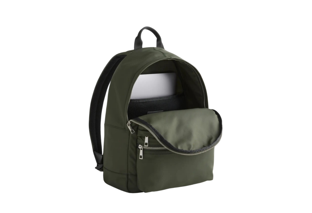 green backpack