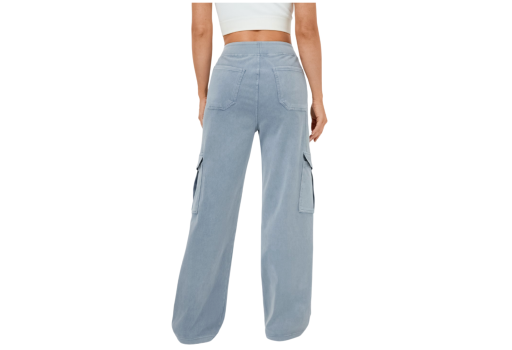 blue cargo pants