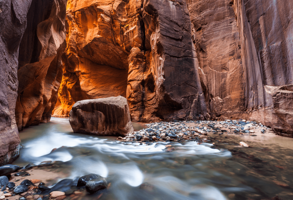 The Narrows hike in Zion National PArk