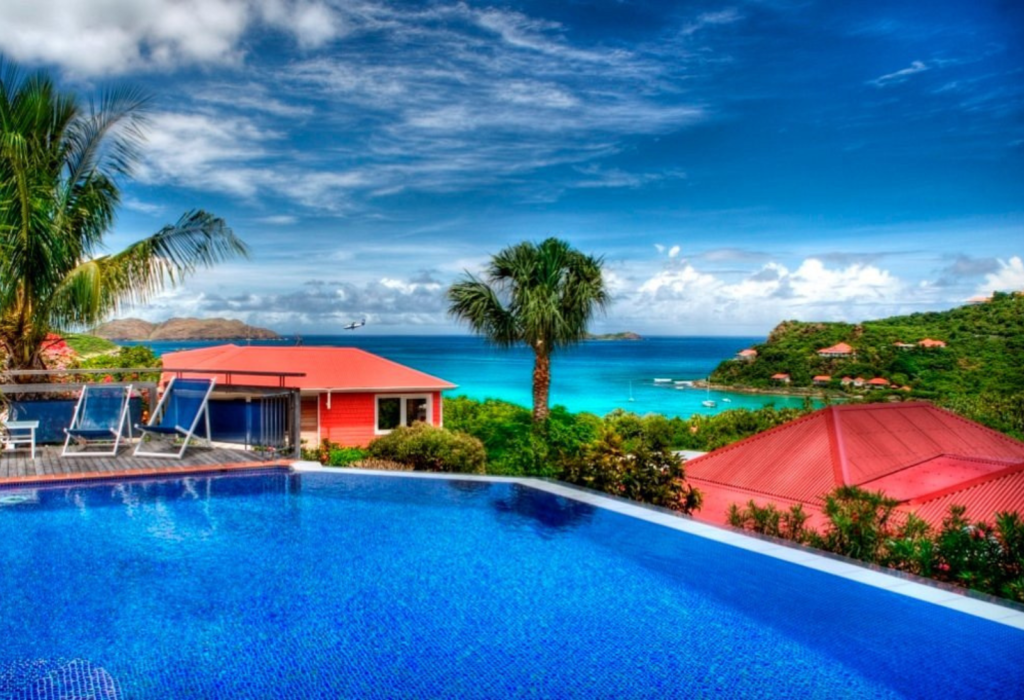 pool at Hotel Le Village in St Barts
