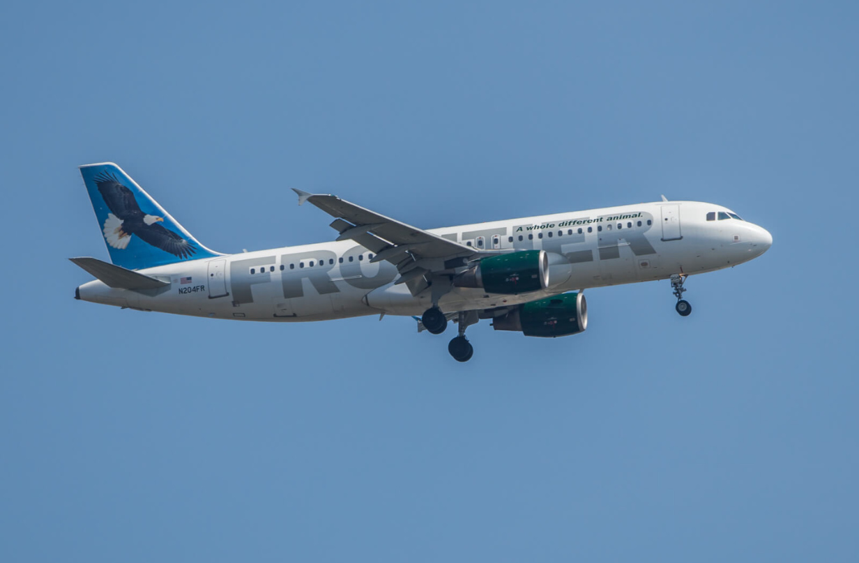 frontier airlines airplane