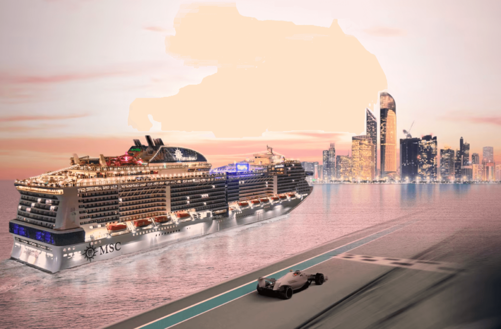 msc cruises and formula 1 grand prix experience