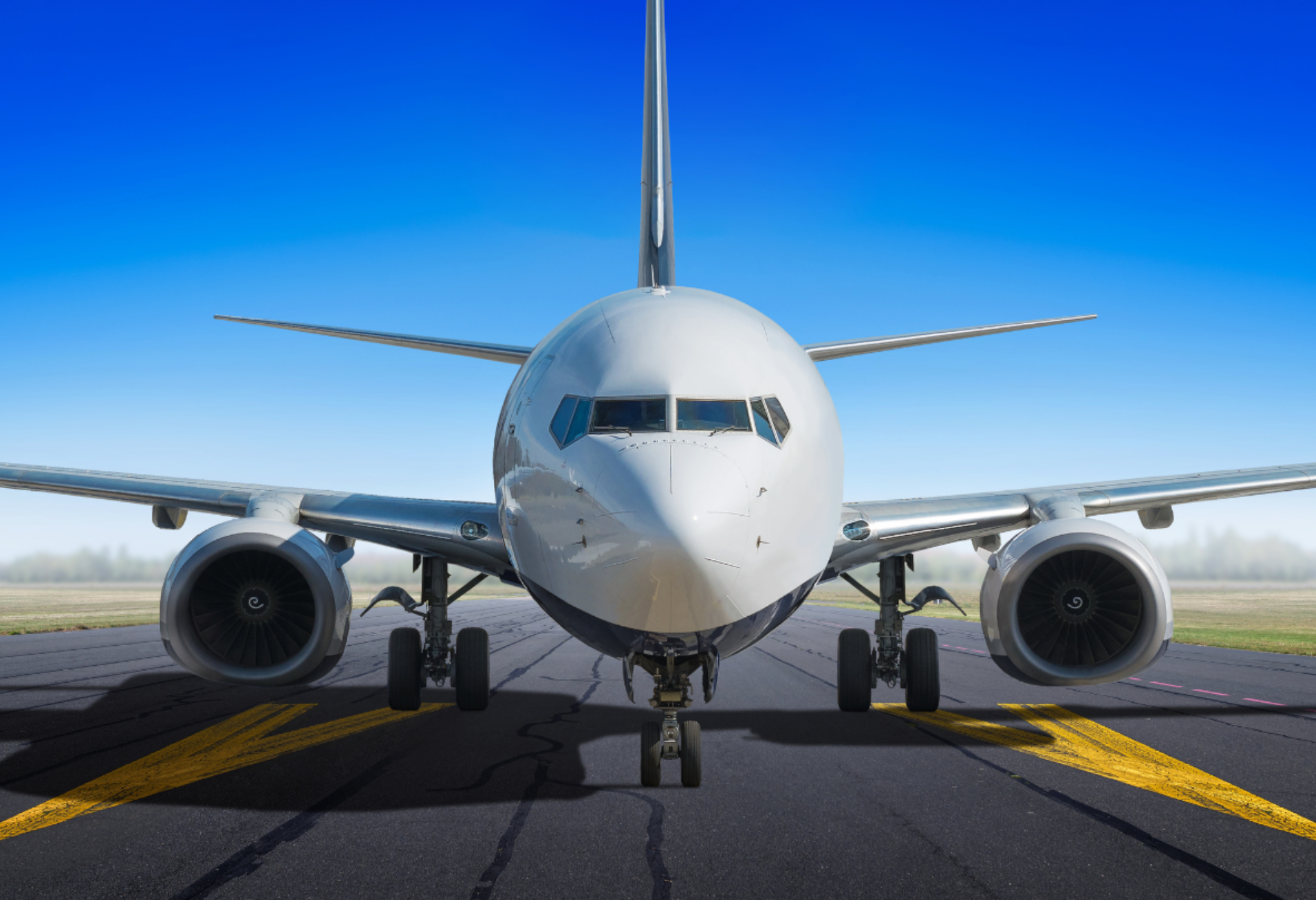 airplane on tarmac