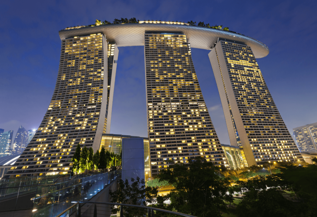 marina bay sands hotel in singapore