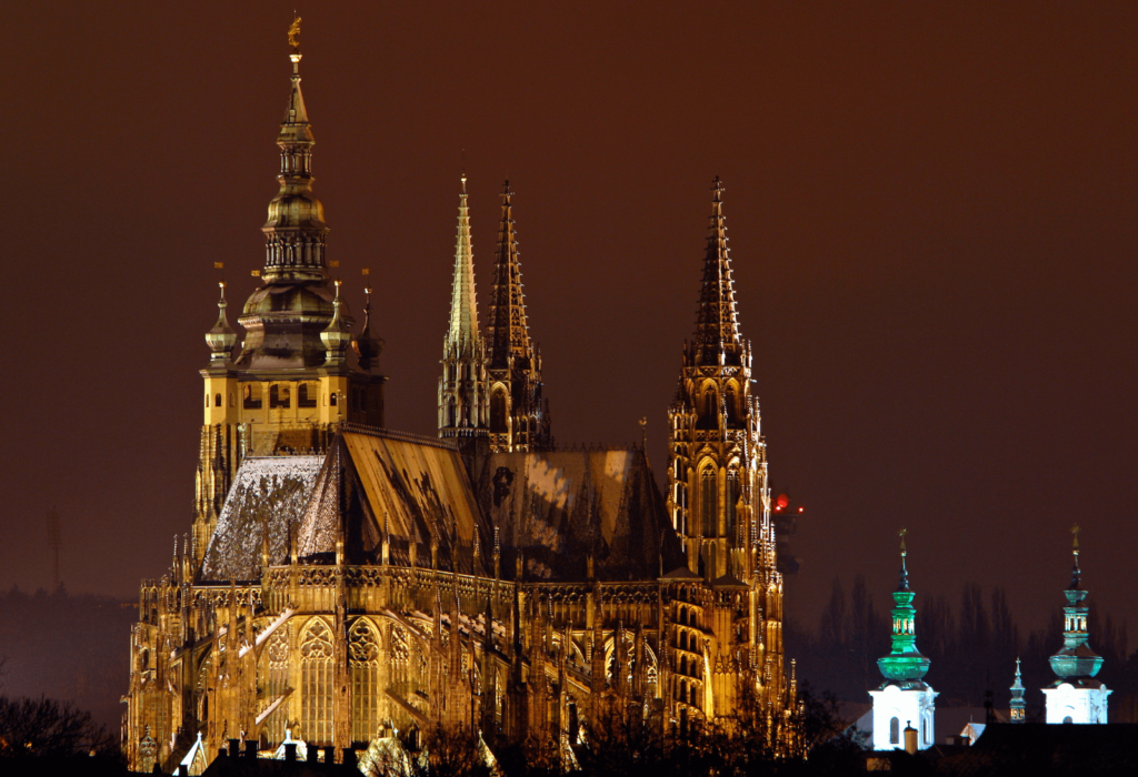 prague castle featuring st vitus cathedral