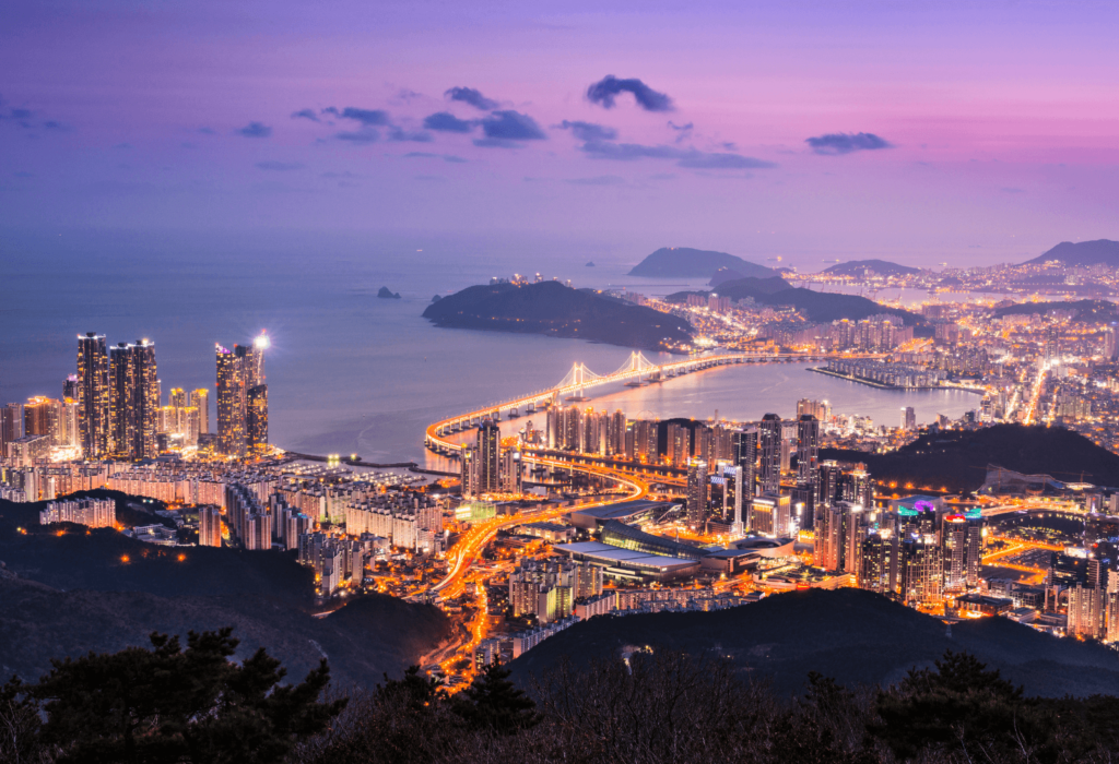 busan's coastal skyline