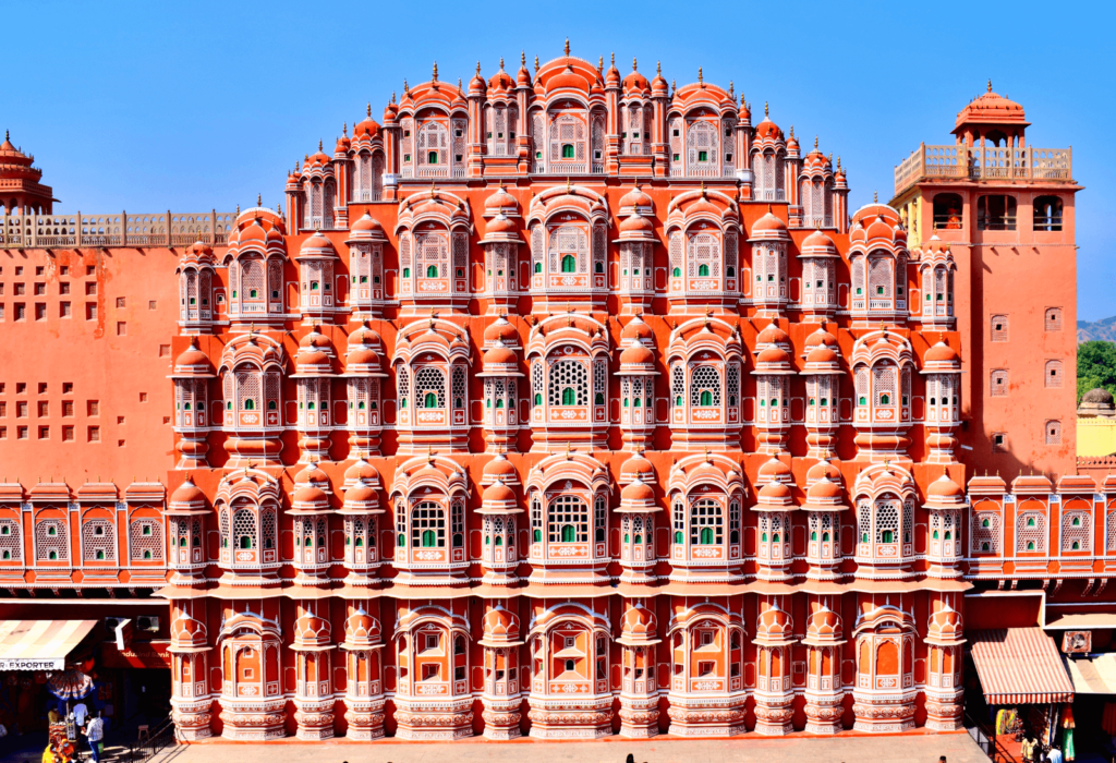 an iconic building in Jaipur India