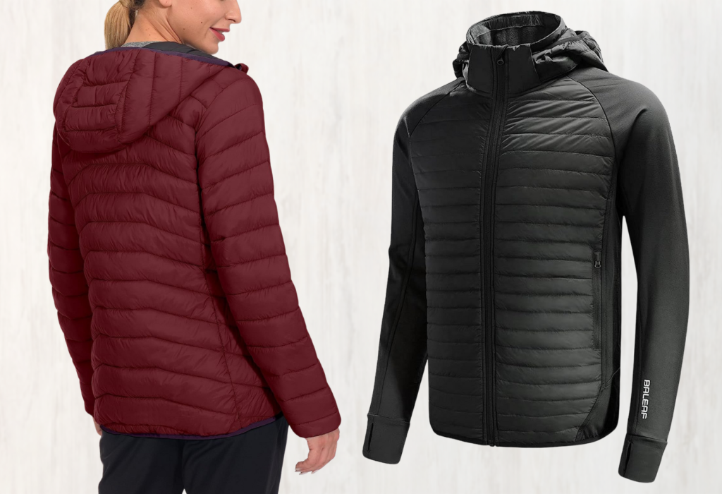 packable puffer hiking jackets