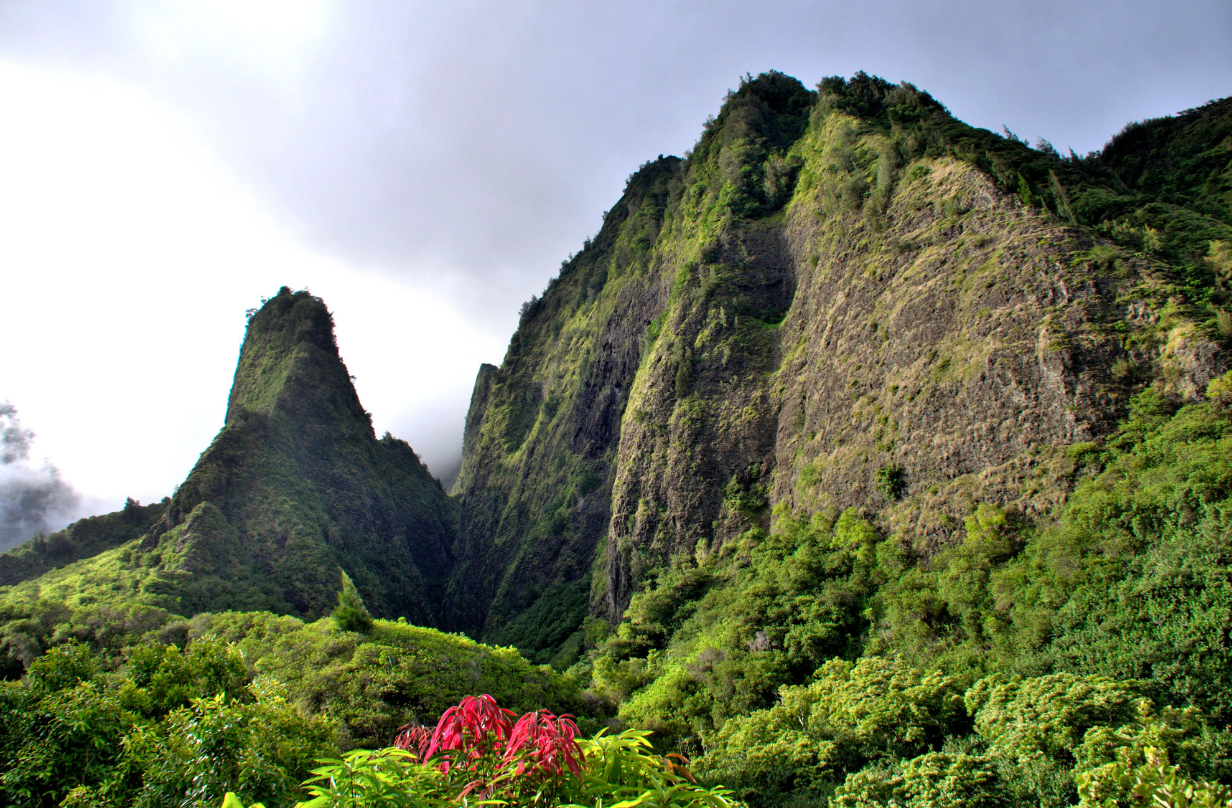 Iao needle state park in maui hawaii reopening