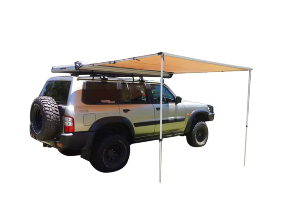 truck with canopy over it