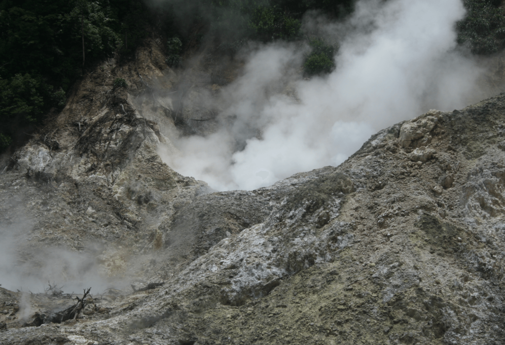 sulphur baths st lucia