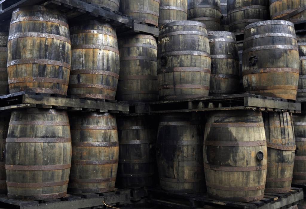 rum barrels