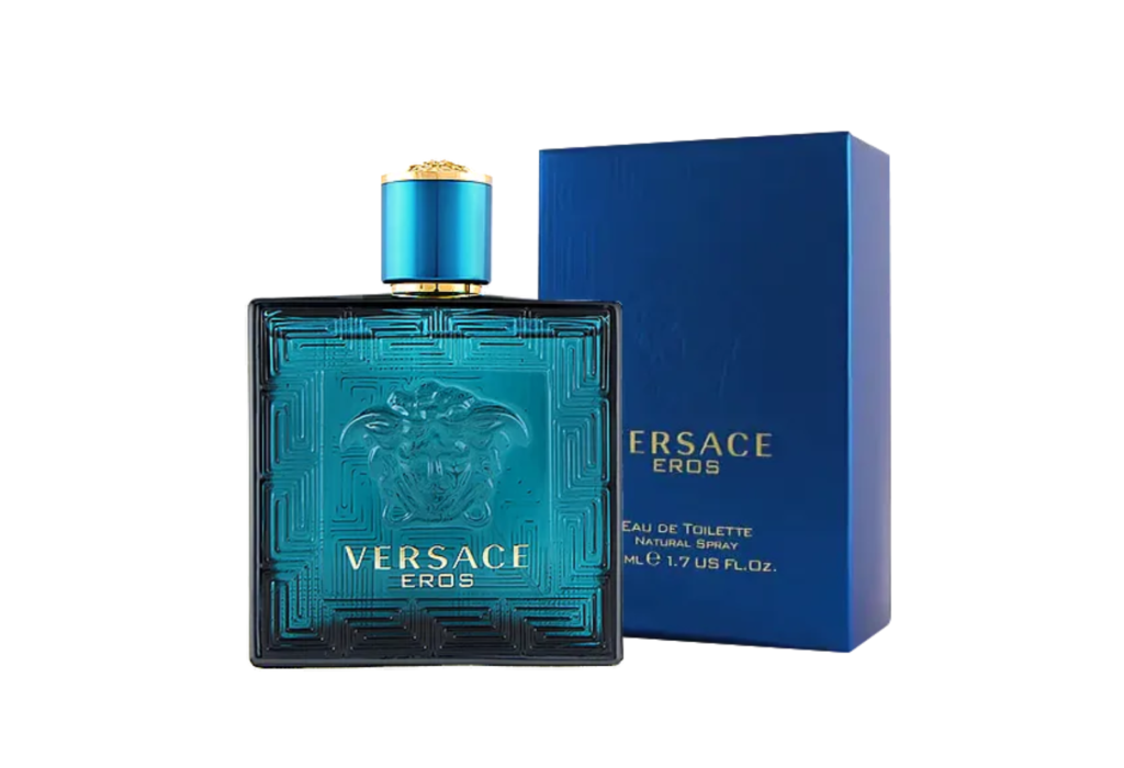 Bottle of Versace perfume