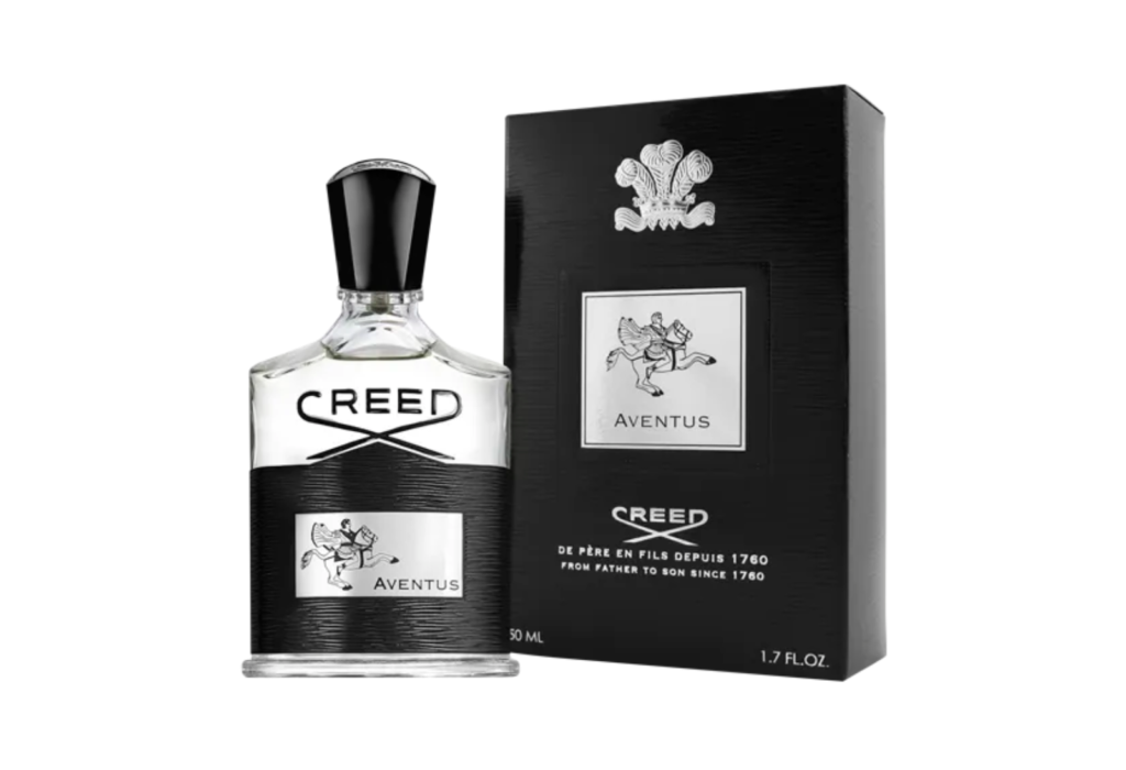 Bottle of Creed perfume