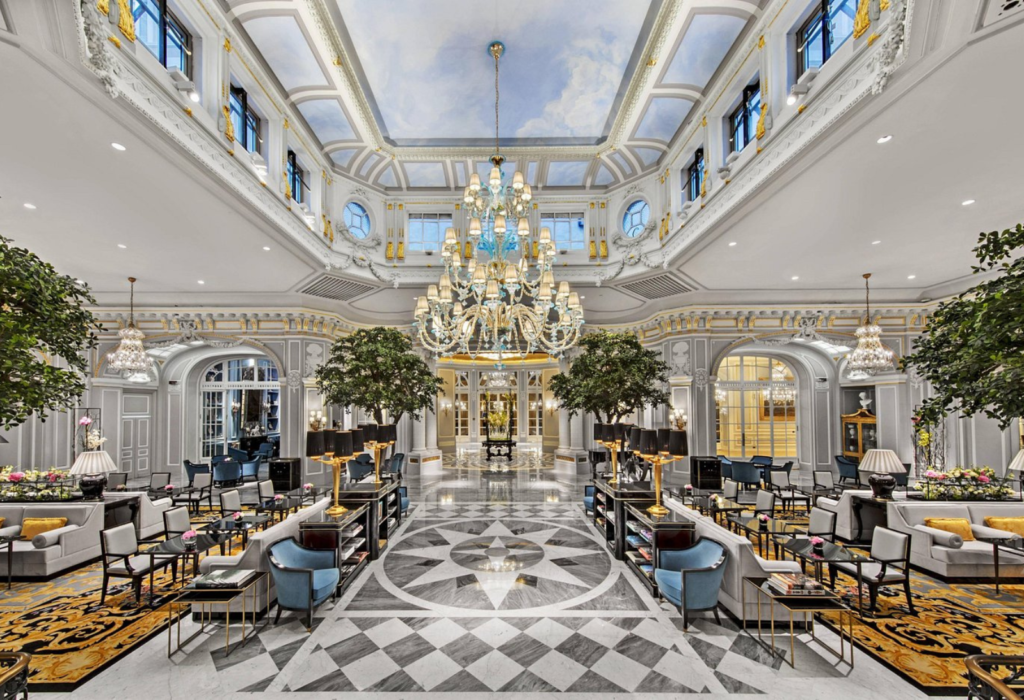 lobby of the The St. Regis Rome