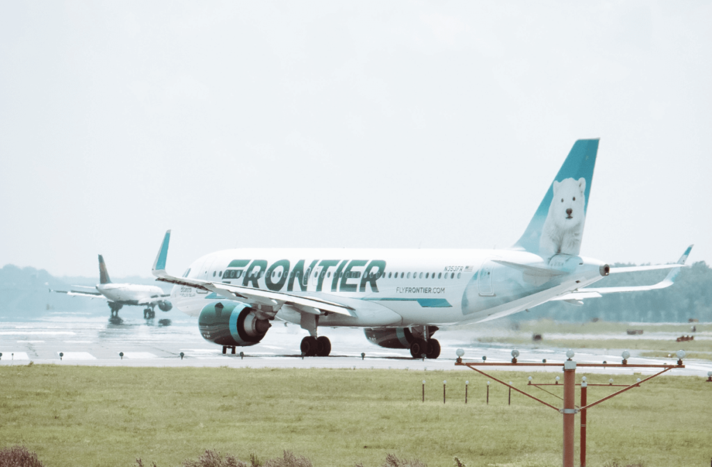 Frontier airlines plane