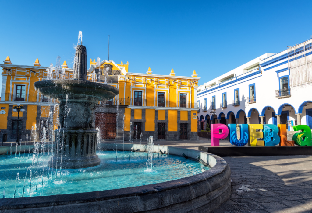 downtown Puebla, Mexico