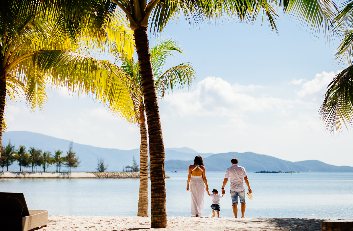 family beach vacation