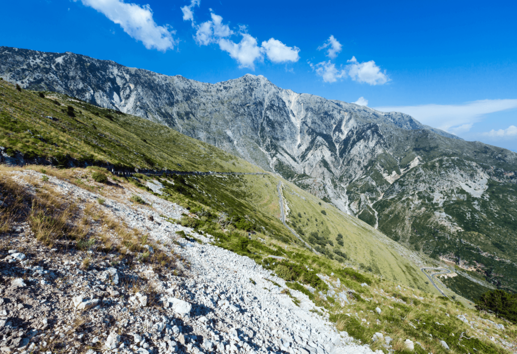 llogara pass in albania