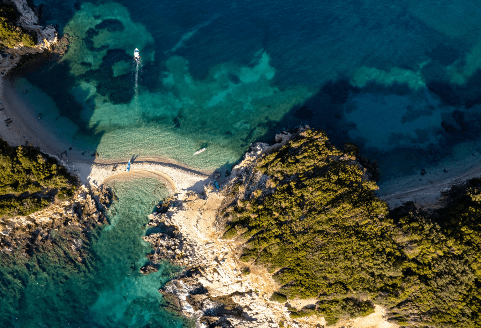 title photo beach in albania