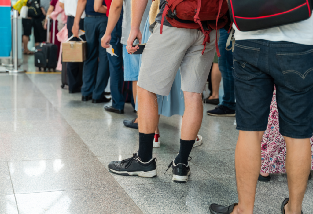 airport wait times